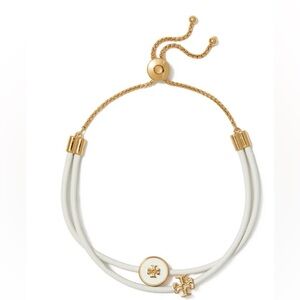 Tory Burch Enamel Logo Slider Bracelet
